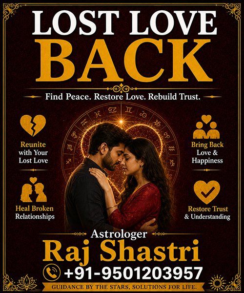 World Famous Astrologer Raj Shastri +91-9501203957