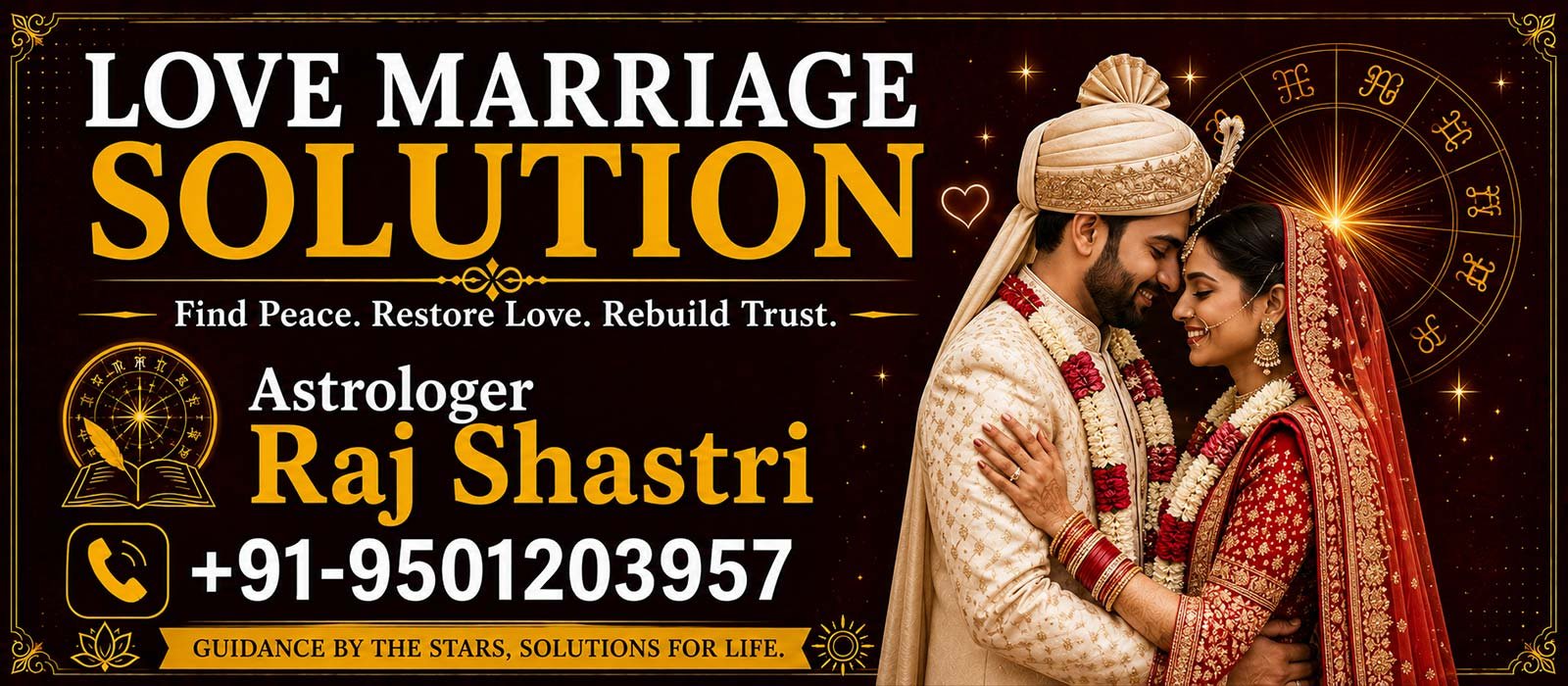 World Famous Astrologer Raj Shastri +91-9501203957
