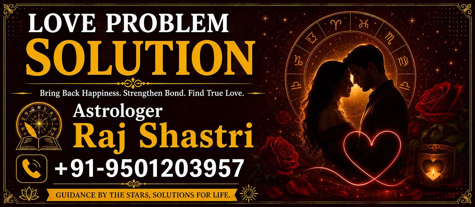 World Famous Astrologer Raj Shastri +91-9501203957